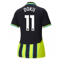 Manchester City Jeremy Doku #11 Replika Bortatröja Dam 2024-25 Kortärmad